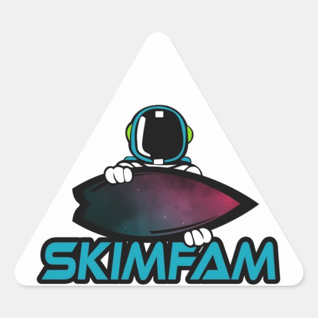 SkimFam skimboard sticker (Front)