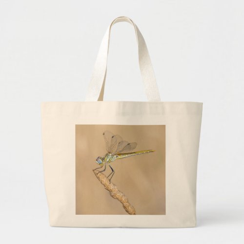 Skimmer Dragonfly Insect Female CC BY 40 Large Tote Bag