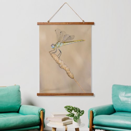 Skimmer Dragonfly Insect Female CC BY 40 Wooden Hanging Tapestry