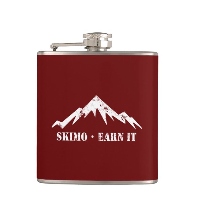 Skimo, Earn It Flask (Front)