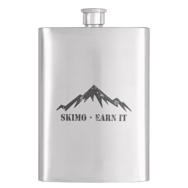 Skimo, Earn It Flask (Front)