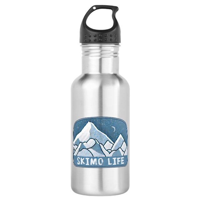 Skimo Life Stainless Steel Water Bottle (Front)