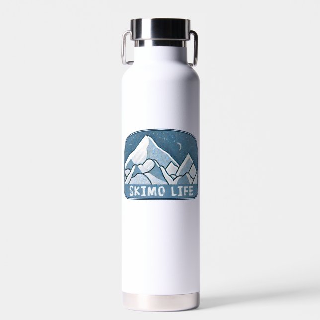 Skimo Life Water Bottle (Front)