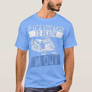 Skimobile And Snowmobile Motor Sled Riding Premium T-Shirt