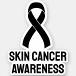 Skin Cancer Awareness Black Ribbon
