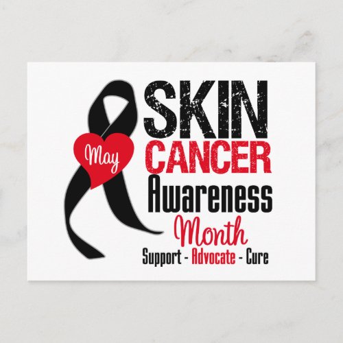 Skin Cancer Awareness Month Distressed Postcard