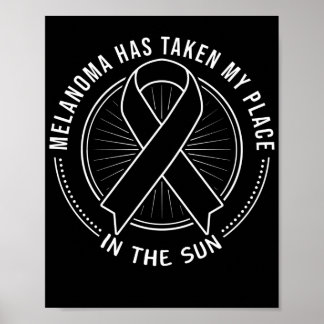 Skin Cancer Melanoma Has taken My Place in The Sun Poster