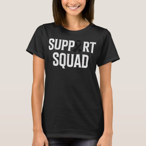 Skin Cancer Support Squad Melanoma Skin Cancer  T_Shirt