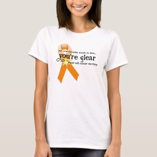 Skin Cancer Survivor D5  Youre Clear T_Shirt