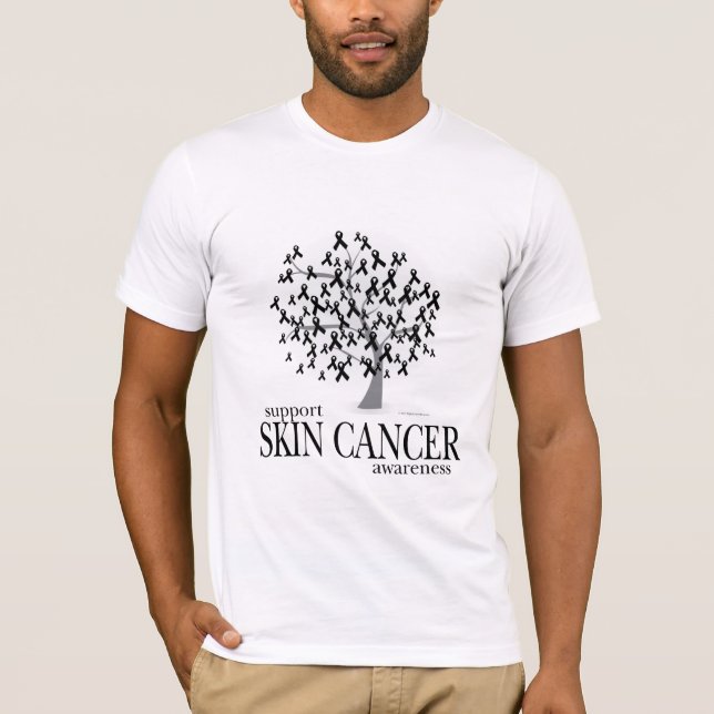 Skin Cancer Tree T-Shirt (Front)
