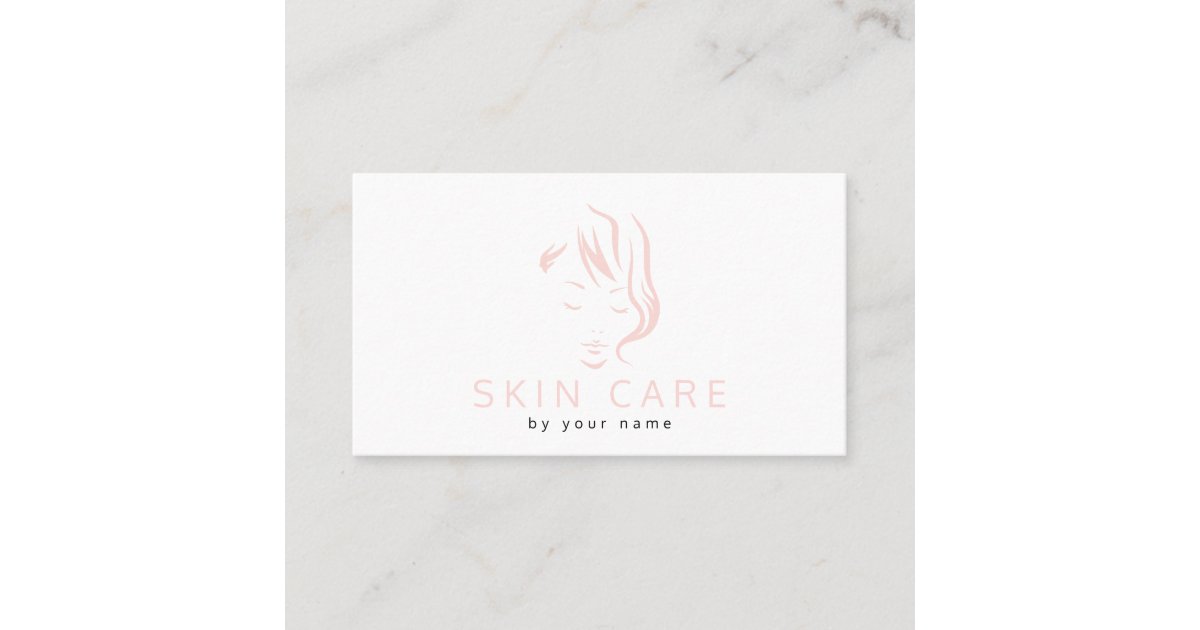 Skin Care Beauty Business Card Zazzle