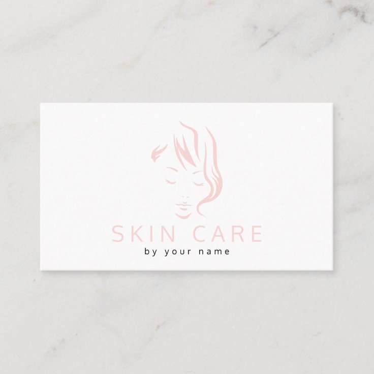 Skin Care Beauty Business Card Zazzle
