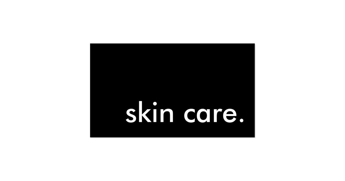 skin care. business card | Zazzle