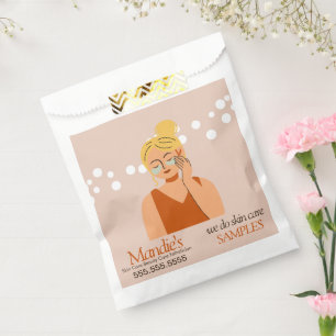 Skin Care Esthetician Business Salon Sample Favor Bag