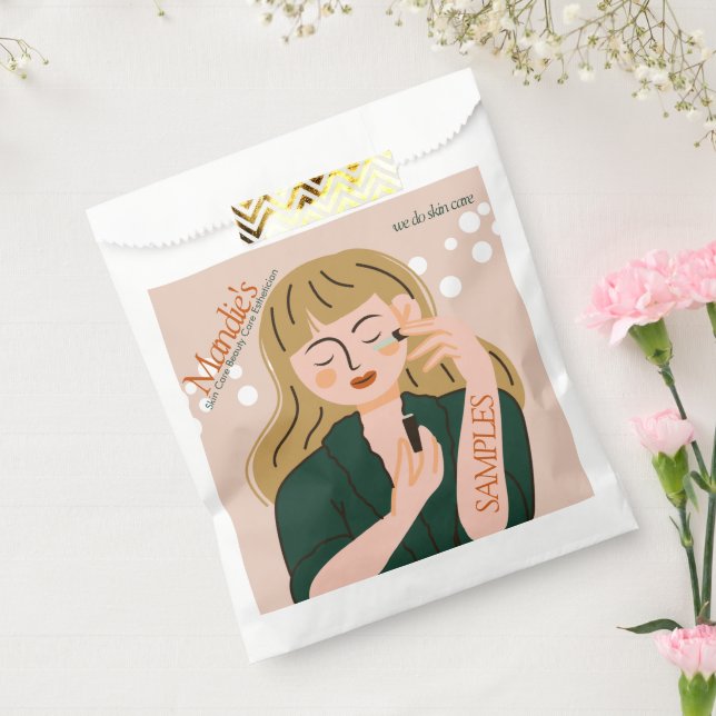 Skin Care Esthetician Business Salon Spa Sample Favor Bag (Sealed)