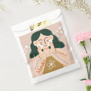 Skin Care Esthetician Business Salon Spa Samples  Favor Bag