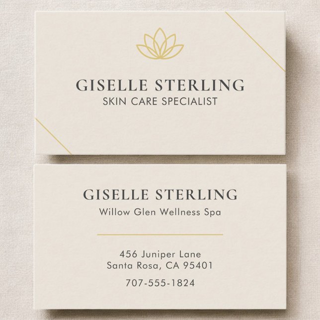 Skin Care Specialist Business Card (Creator Uploaded)