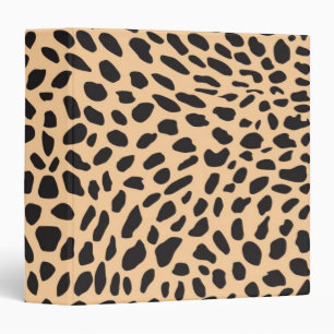 Skin cheetah decor 3 ring binder