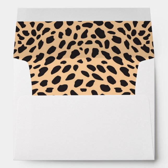 Skin cheetah decor envelope (Back (Bottom))