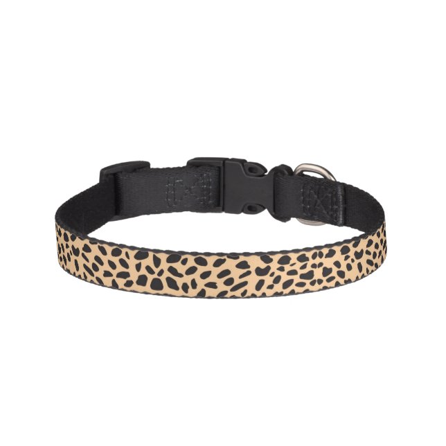 Skin cheetah decor pet collar (Front)