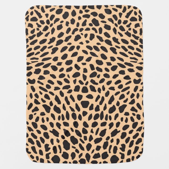 Skin cheetah decor receiving blanket (Front)
