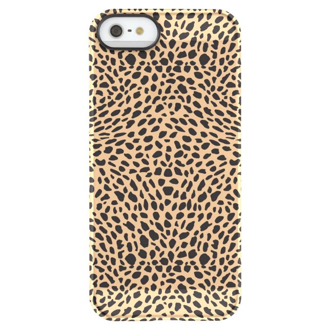 Skin cheetah decor uncommon iPhone case (Back)