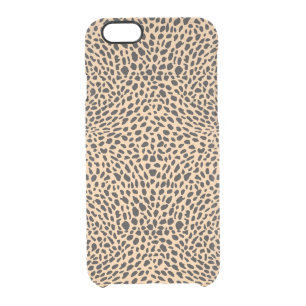 Skin cheetah decor clear iPhone 6/6S case