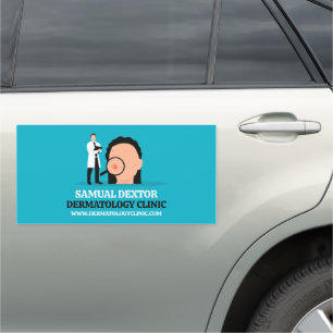 Skin Condition, Dermatologist, Dermatology Clinic Car Magnet