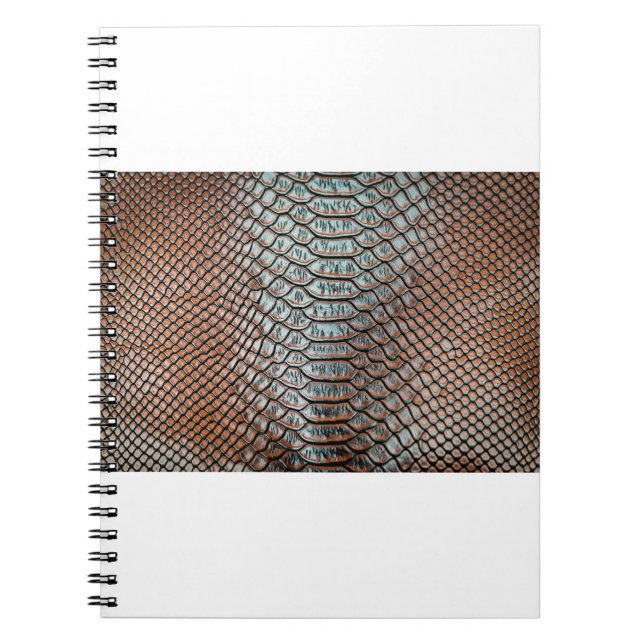 skin leather texture backgroundtexture,crocodile,l notebook (Front)