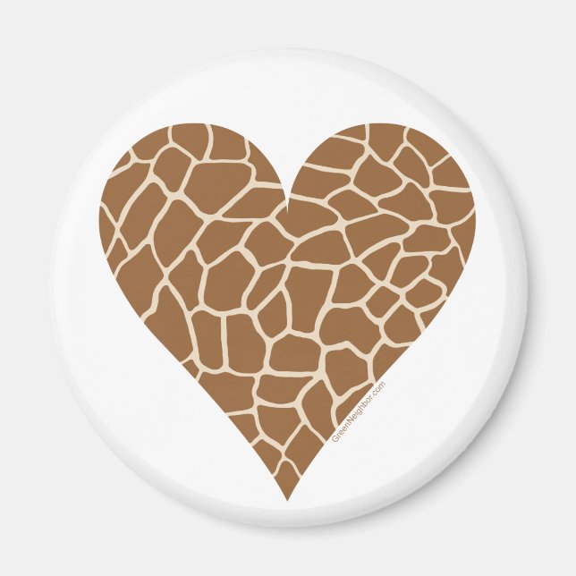 Skin Pattern, Colors of the Giraffe Magnet (Front)