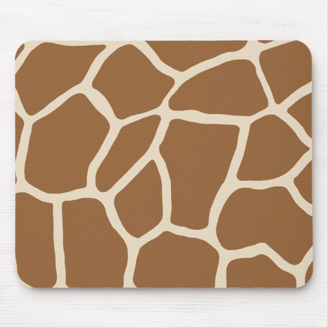 Skin Pattern, Colors of the Giraffe Mouse Pad (Front)