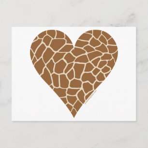Skin Pattern, Colors of the Giraffe Postcard