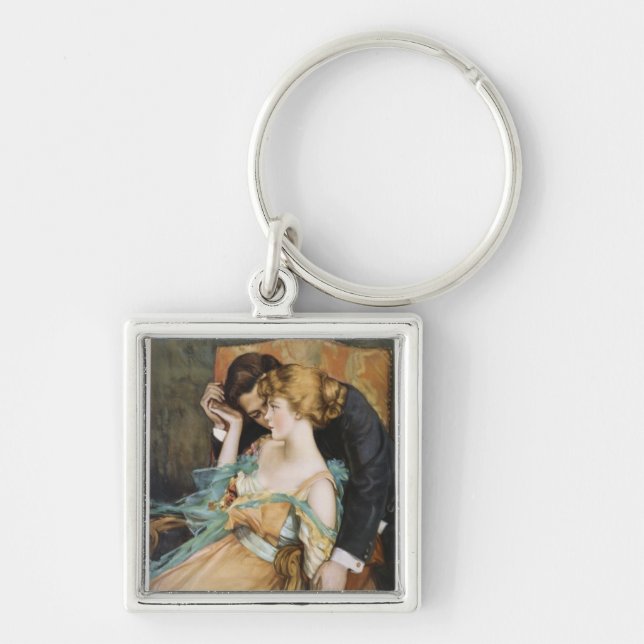 Skin You Love to Touch Mary Greene Blumenschein Keychain (Front)