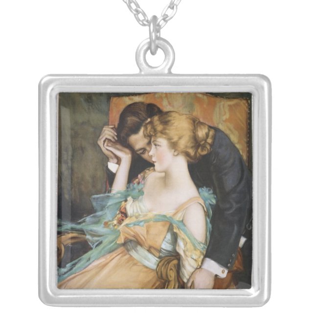 Skin You Love to Touch Mary Greene Blumenschein Silver Plated Necklace (Front)