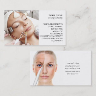 Skincare & Beauty Salon Business Card