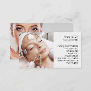 Skincare & Beauty Salon Business Card by aquachild at Zazzle