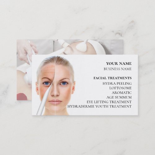 Skincare  Beauty Salon Business Card