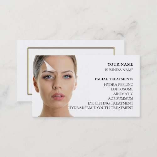 Skincare  Beauty Salon Business Card