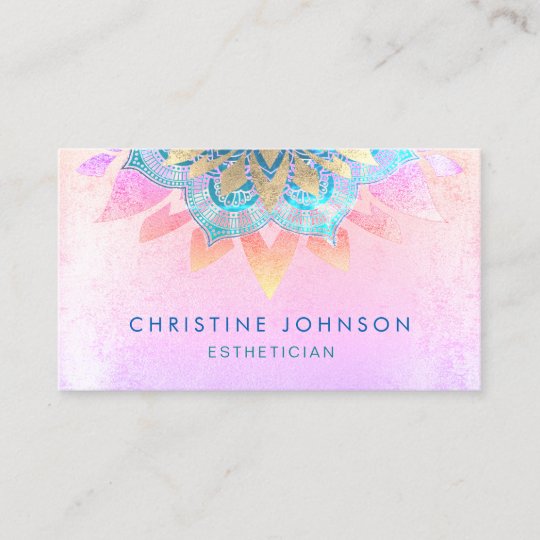 skincare business card