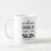 Skincare consultant gift esthetician mug present (Left)