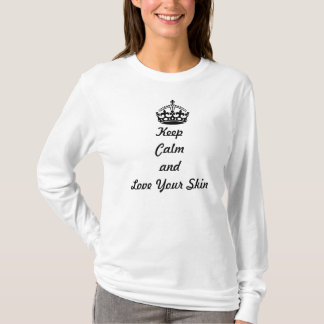 Skincare Lovers "Keep Calm and Love Your Skin" T-Shirt