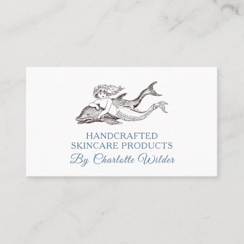 Skincare Products Logo Business Card