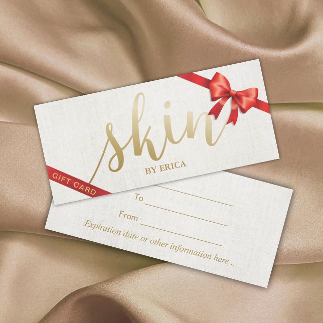 Skincare Salon Spa Business Gift Certificates (Creator Uploaded)