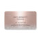 Skincare Salon Spa Esthetician Blush Rose Gold