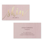 Skincare Salon Spa Esthetician Gold Typography