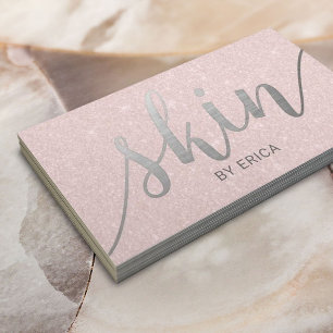 Skincare Salon Spa Esthetician Pink Appointment Card