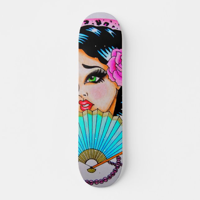 Skinderella Skate Deck (Front)