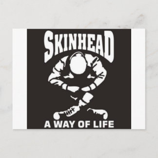 SKINHEAD A WAY OF LIFE POSTCARD