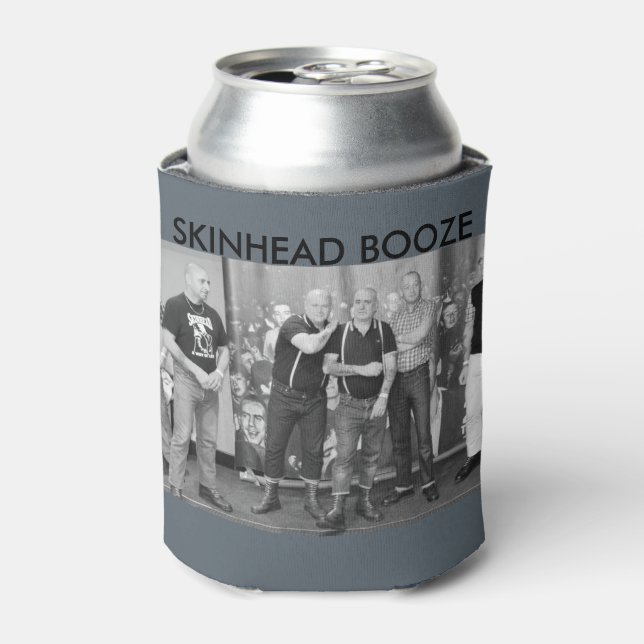 SKINHEAD BOOZE CAN COOLER (Can Front)