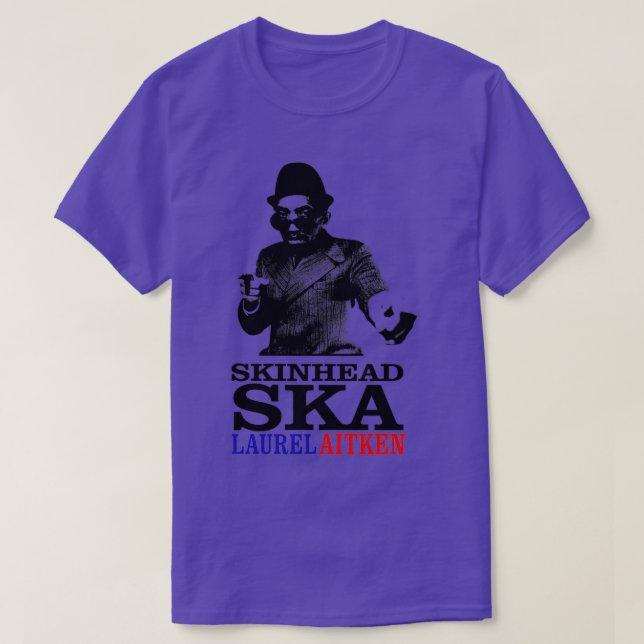 Skinhead Ska with Laurel T-Shirt (Design Front)